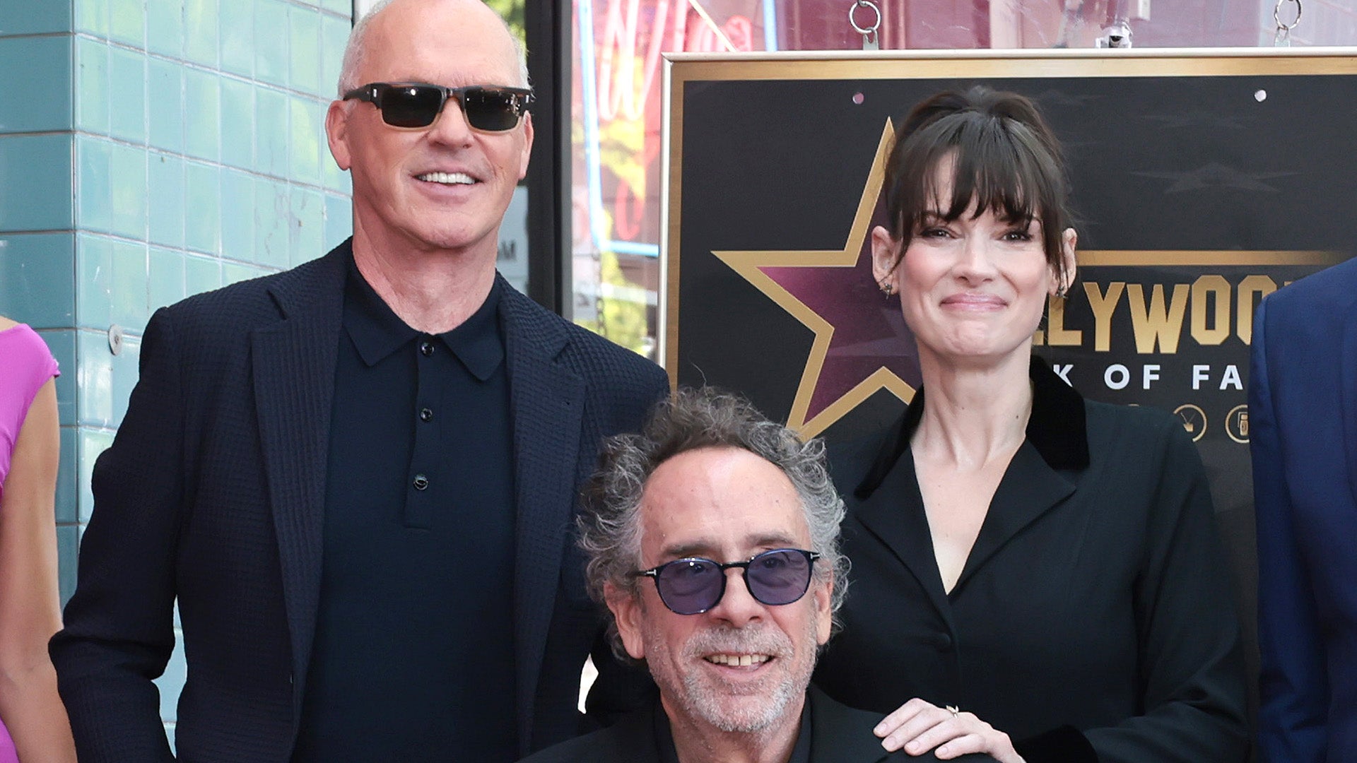 Tim Burtons Walk of Fame Ceremony: Winona Ryder and Michael Keaton Show Their Support